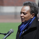 Chicago mayor Lori Lightfoot speaks during a press outside of Wrigley Field on April 16, 2020 in Chicago Illinois.